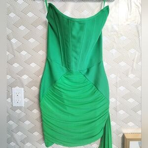 Vibrant Green Mini Dress